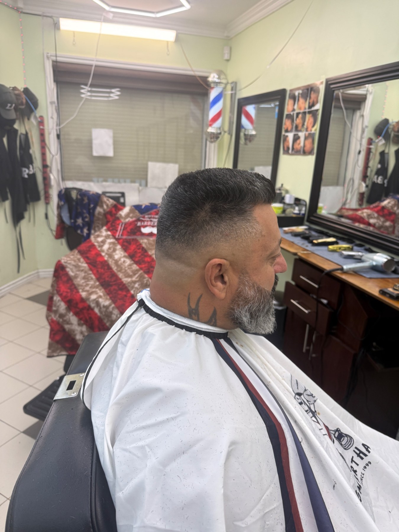 Recent haircut from WMH Barbershop